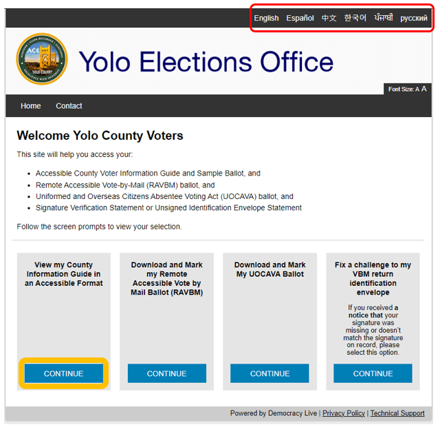 Translated Ballot 2 - English